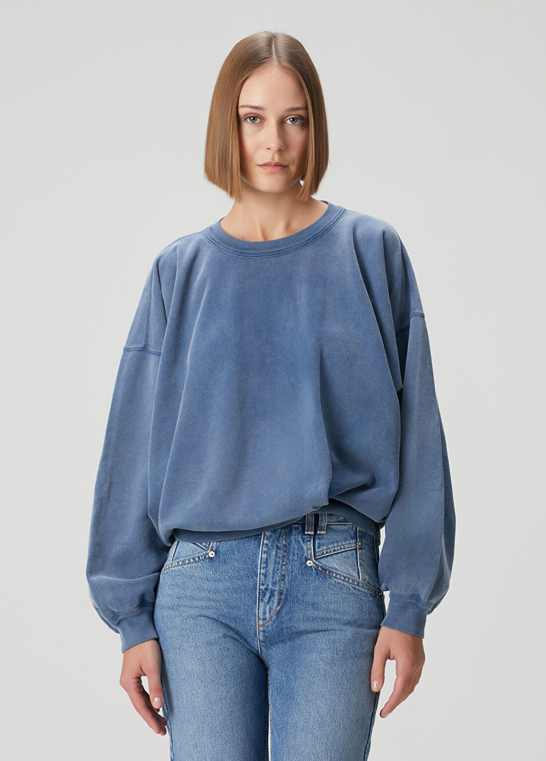 Marant Etoile Sauria Mavi Sweatshirt