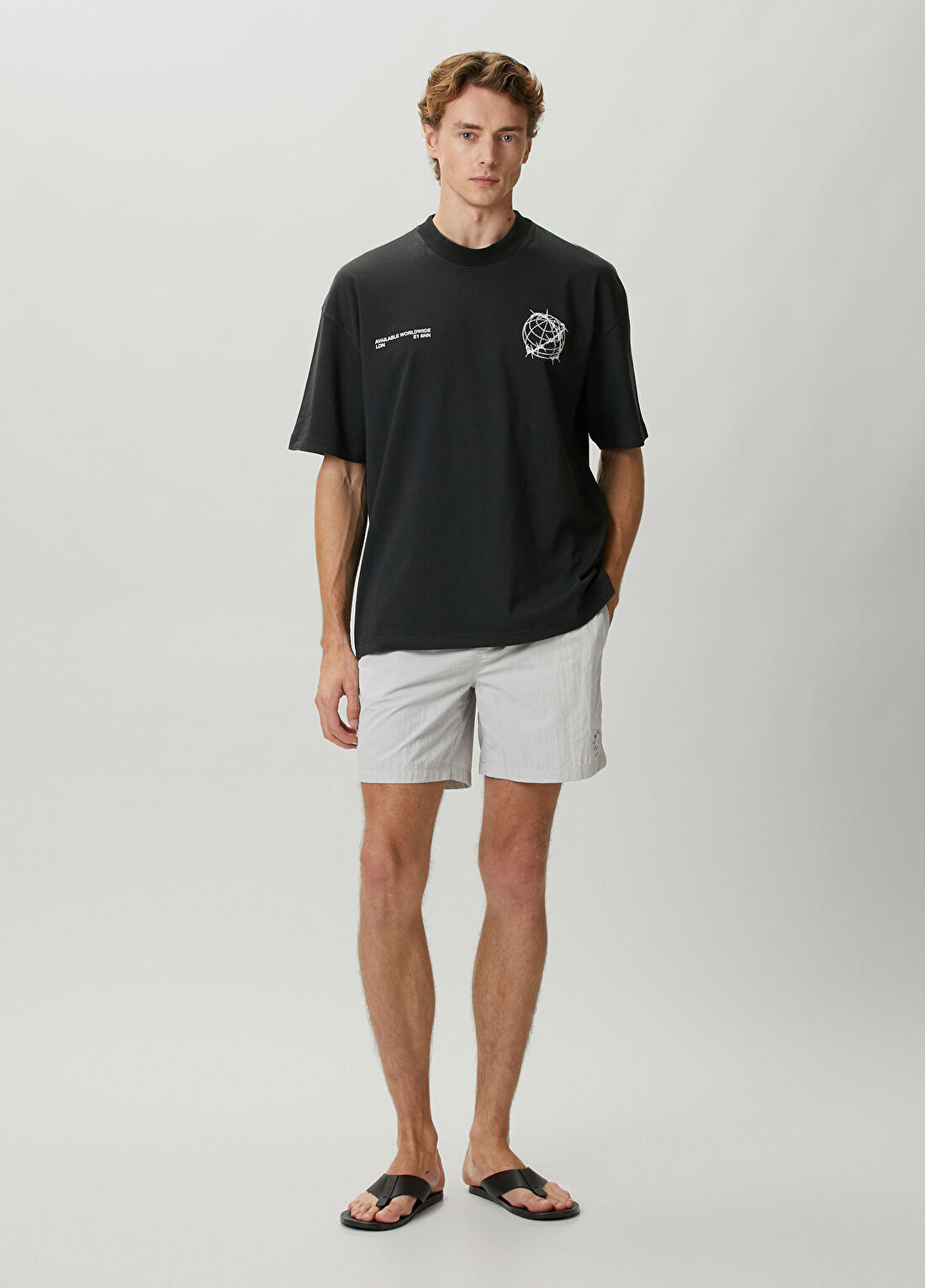 AllSaints Haven Gri Beli Kordonlu Mayo