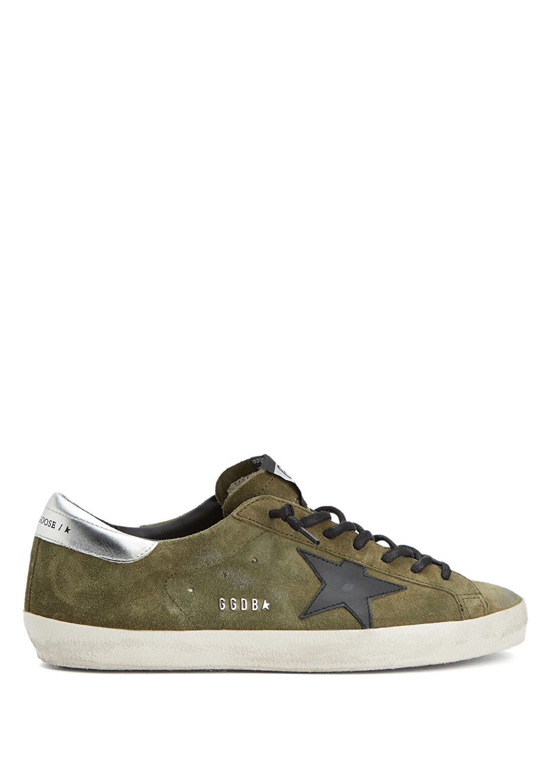 Golden Goose Superstar Yeşil Erkek Deri Sneaker
