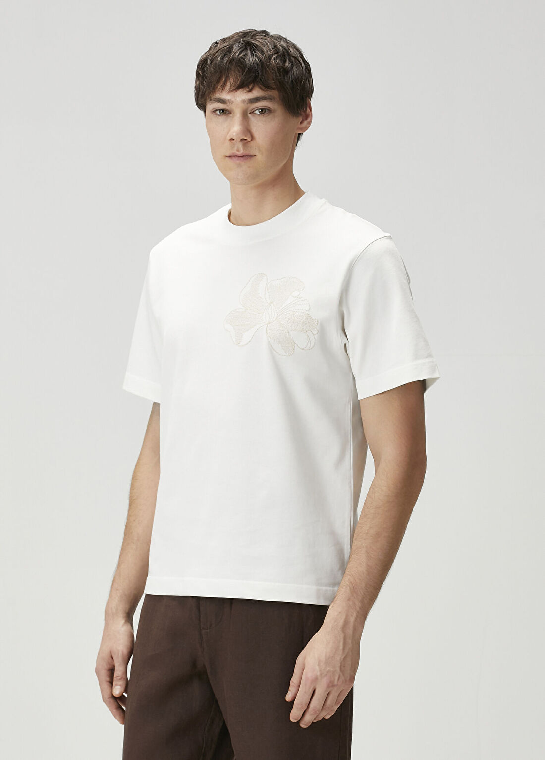 Monmare Andre Beyaz T-shirt görsel 3