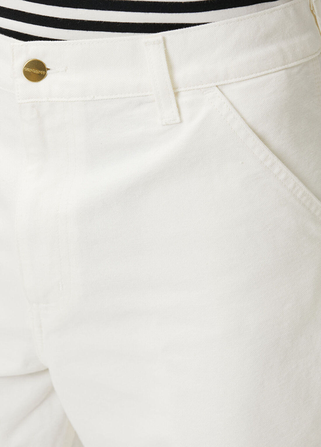 Carhartt WIP Beyaz Bermuda görsel 4