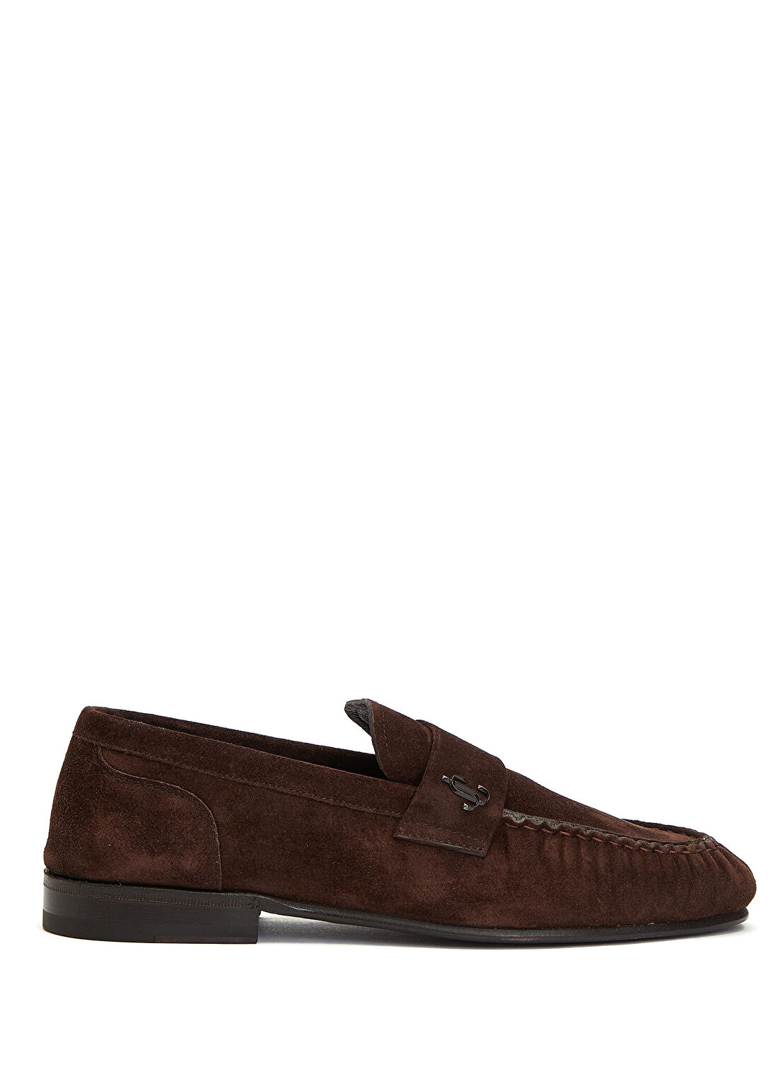 Jimmy Choo Ellis Kahverengi Erkek Süet Loafer