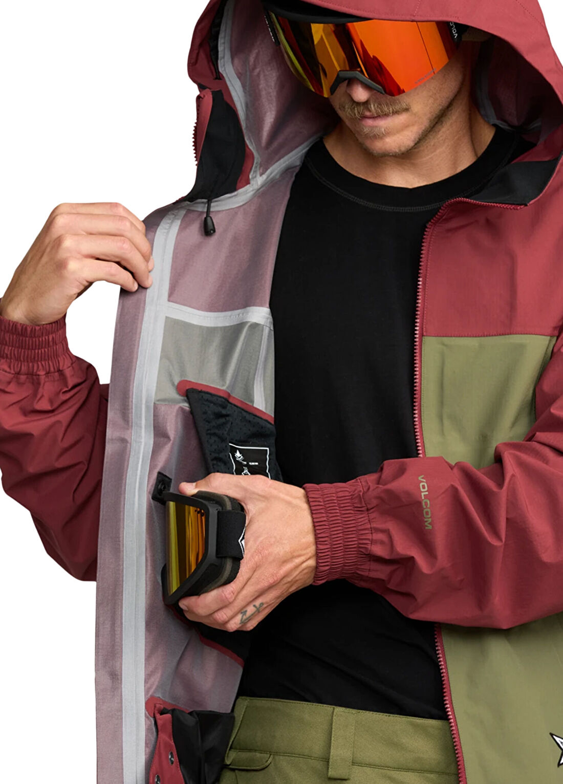 Volcom Arthur 3L Btr Erkek Snowboard Mont görsel 3