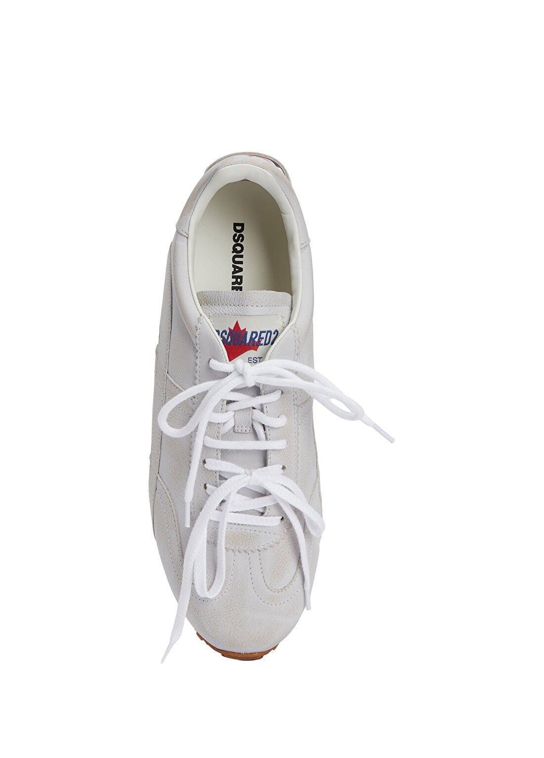 Dsquared2 Beyaz Erkek Deri Sneaker görsel 4