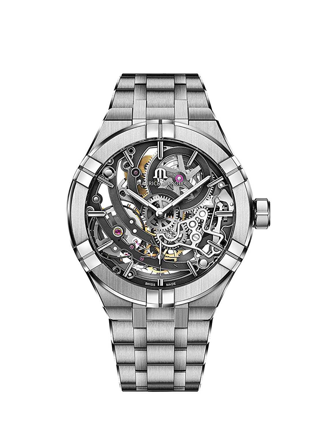 Maurice Lacroix ML-AI6028SS002030-1 Metalik Gri Erkek Kol Saati