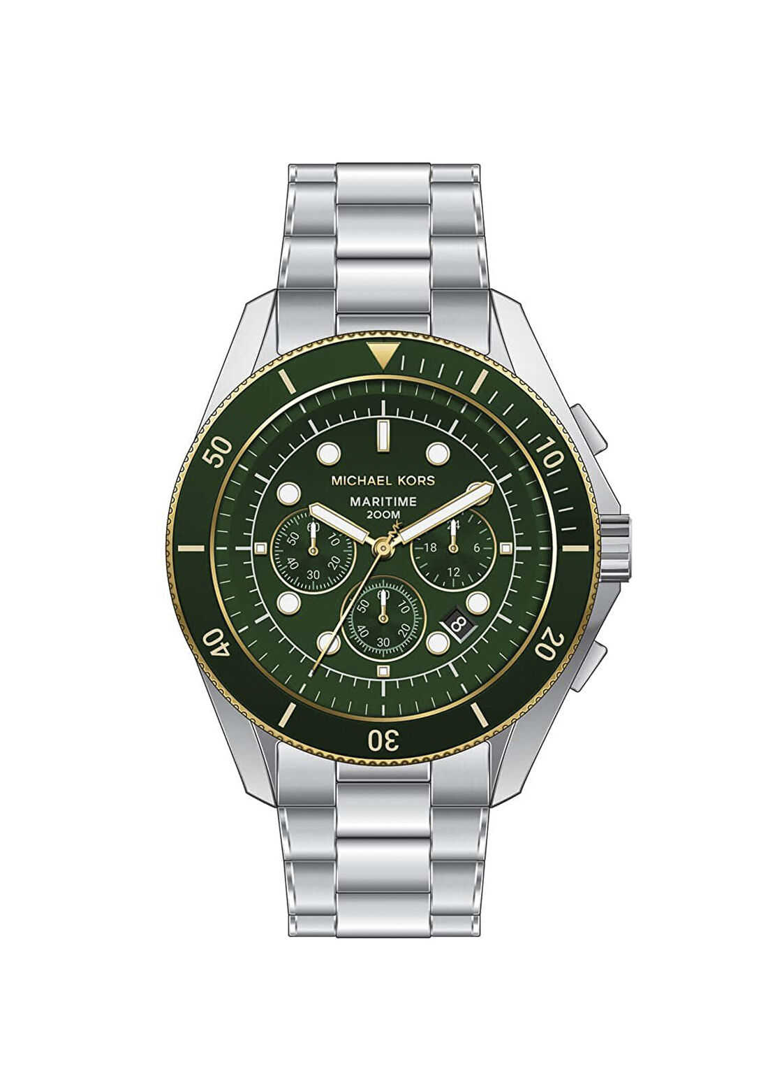 Michael Kors MK9215 Metalik Gri Çelik Erkek Kol Saati