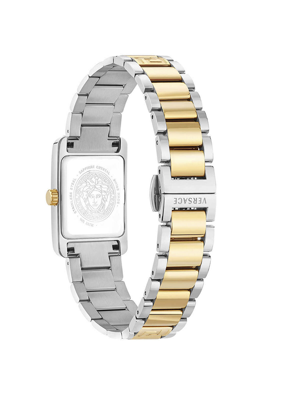 Versace VRSCVEKSA0626 Altın Rengi Metalik Gri Çelik Kadın Kol Saati görsel 3