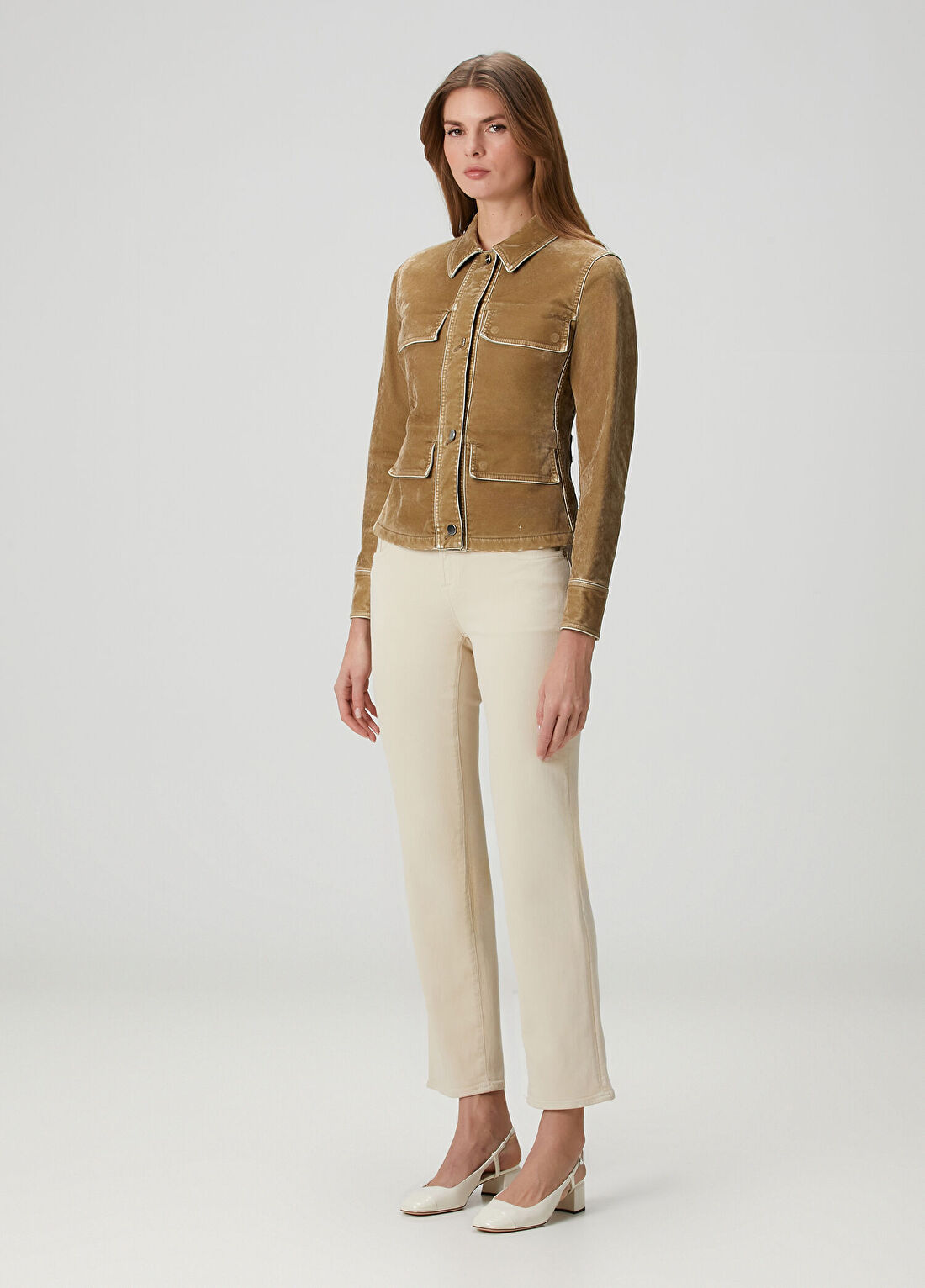 Ferragamo Workwear Kahverengi Ceket görsel 2