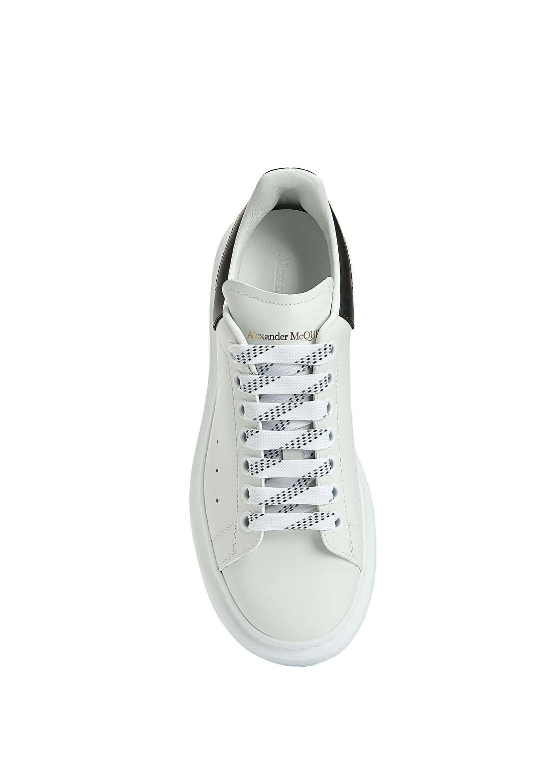 McQueen Oversize Beyaz Erkek Deri Sneaker görsel 4