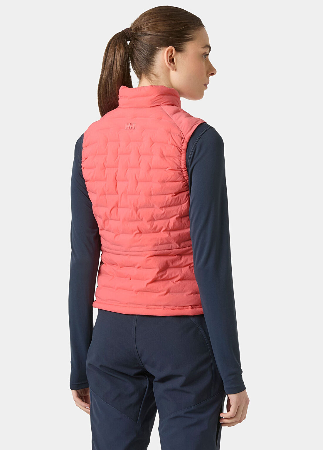 Helly Hansen W HP Stretch Insulator Sunset Pink Kadın Spor Yelek görsel 2