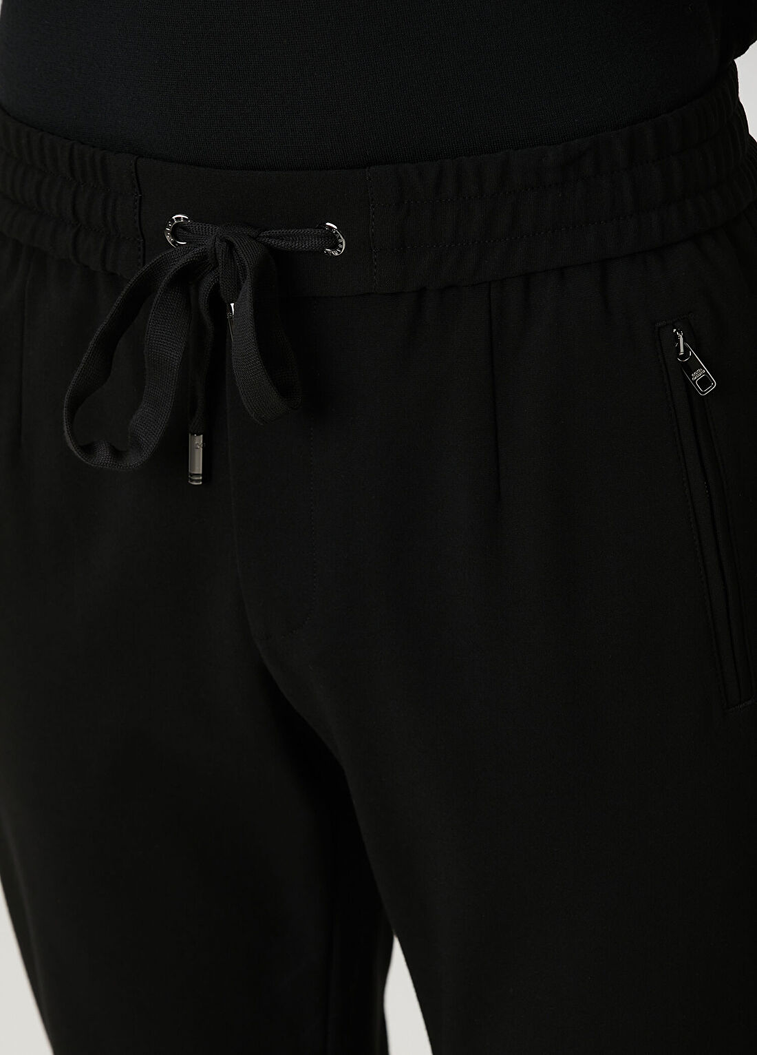Dolce&Gabbana Siyah Beli Kordonlu Pantolon görsel 4