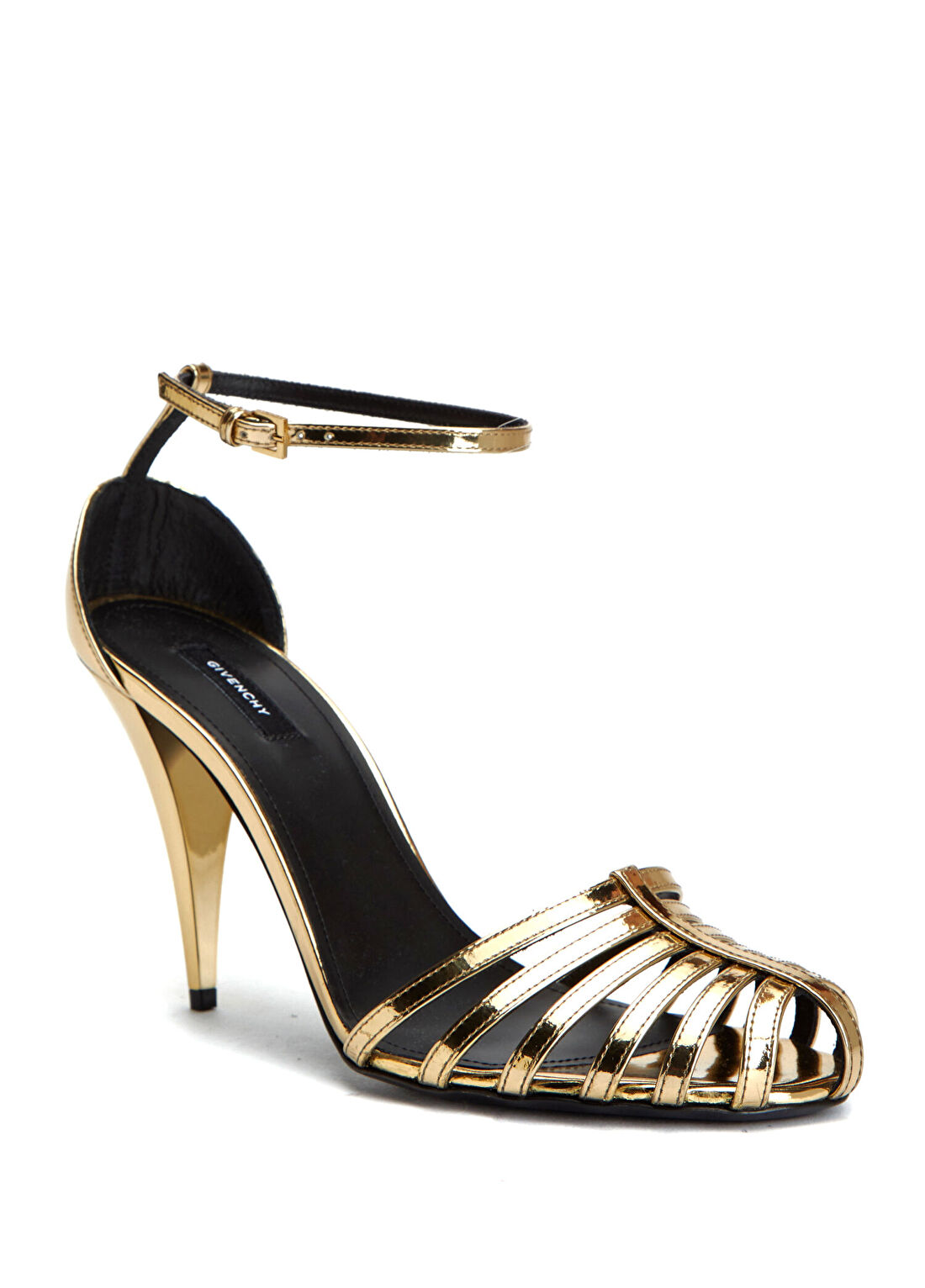 Givenchy Gold Kadın Deri Sandalet görsel 2