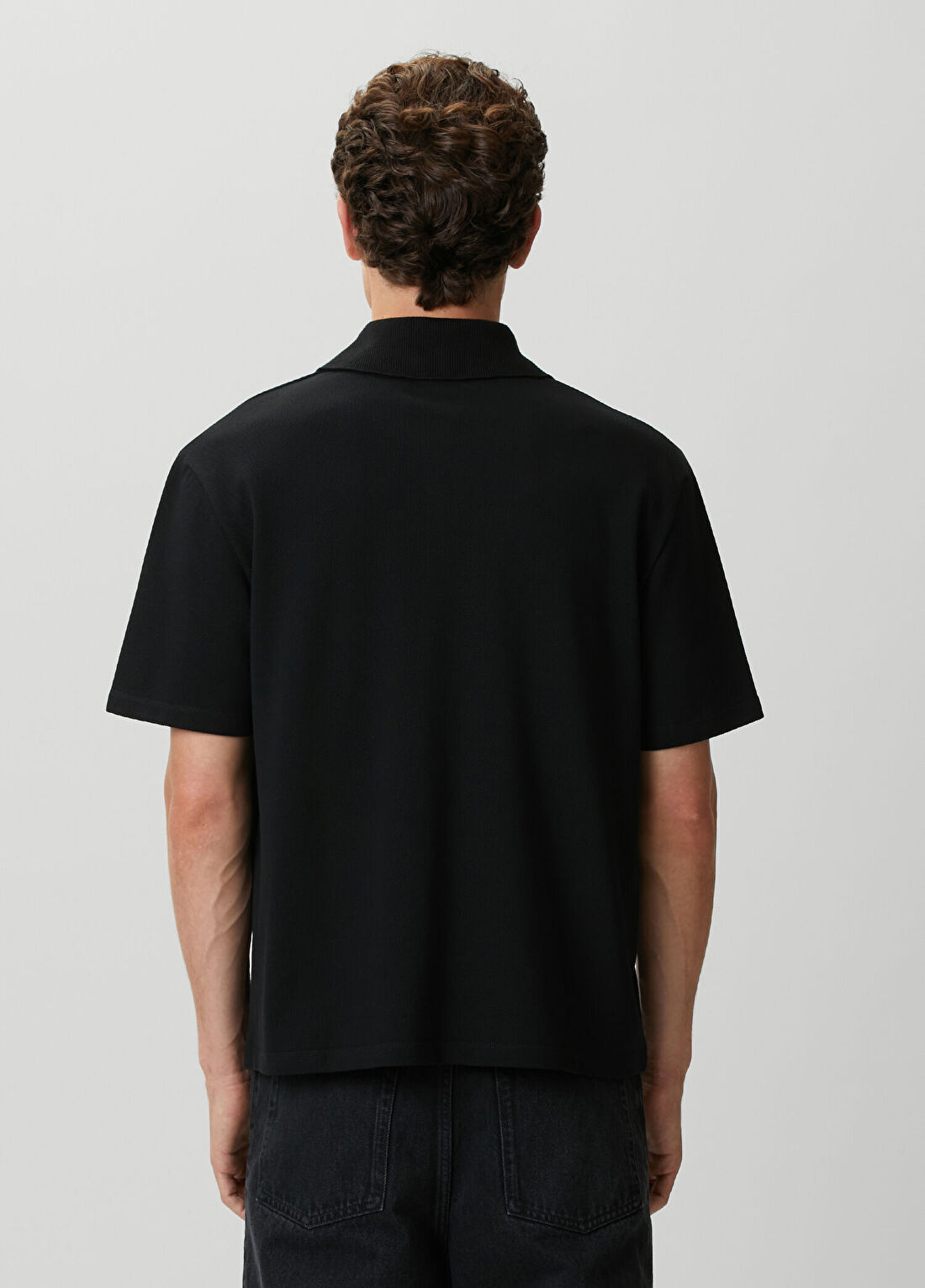 Loewe Siyah Polo Yaka T-shirt görsel 4
