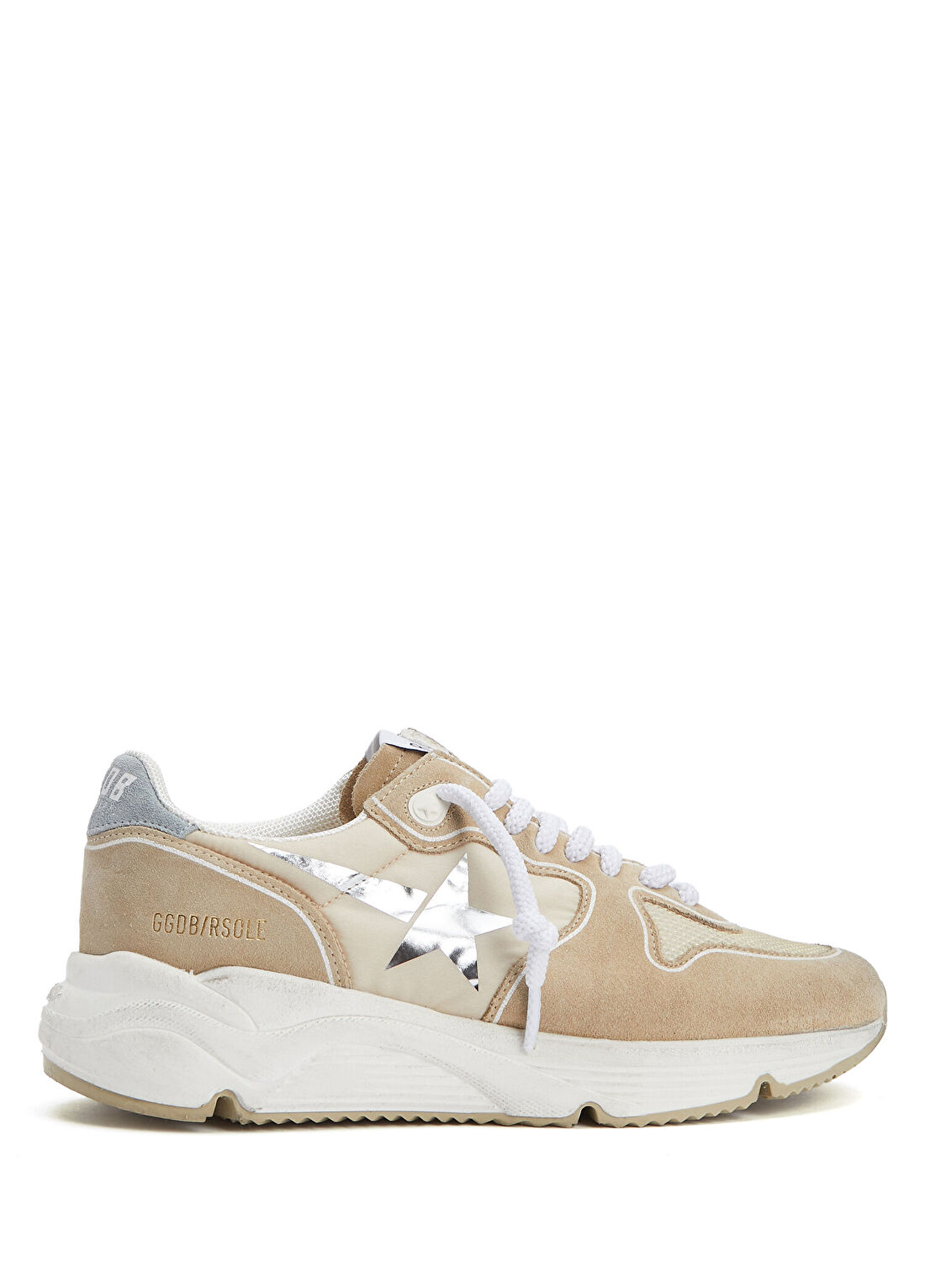 Golden Goose Running Bej Kadın Deri Sneaker