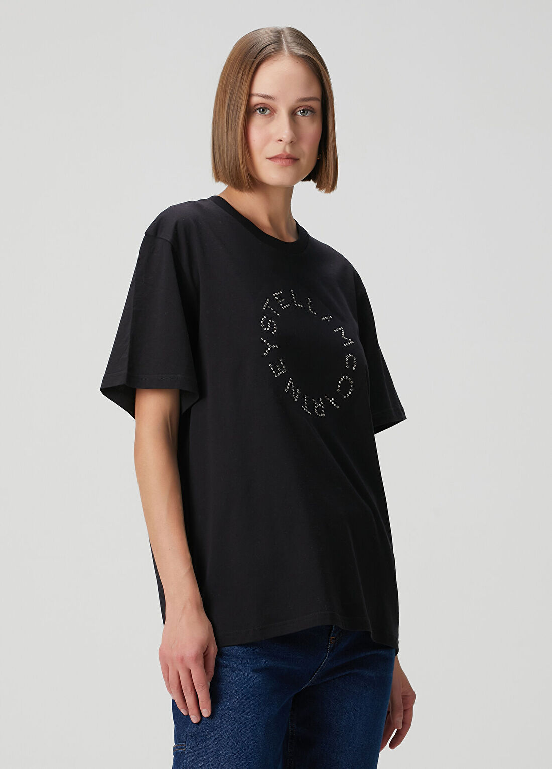 Stella McCartney Siyah T-shirt görsel 3