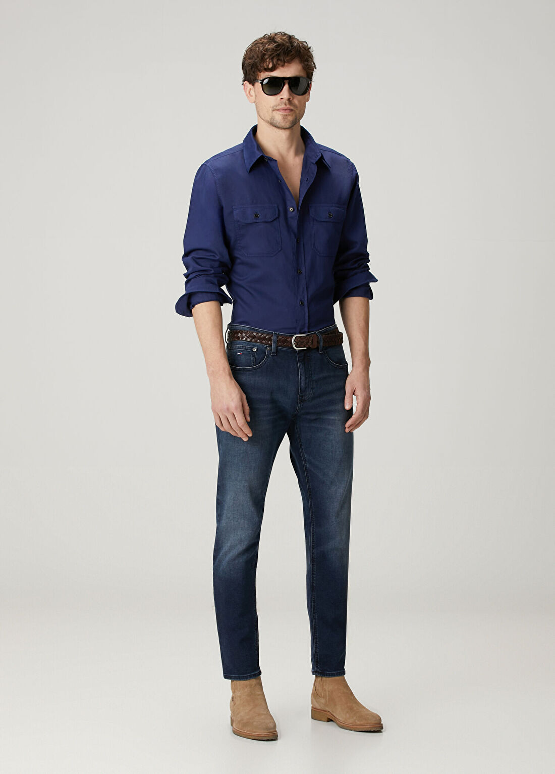 Tom Ford Mavi Military Gömlek görsel 2