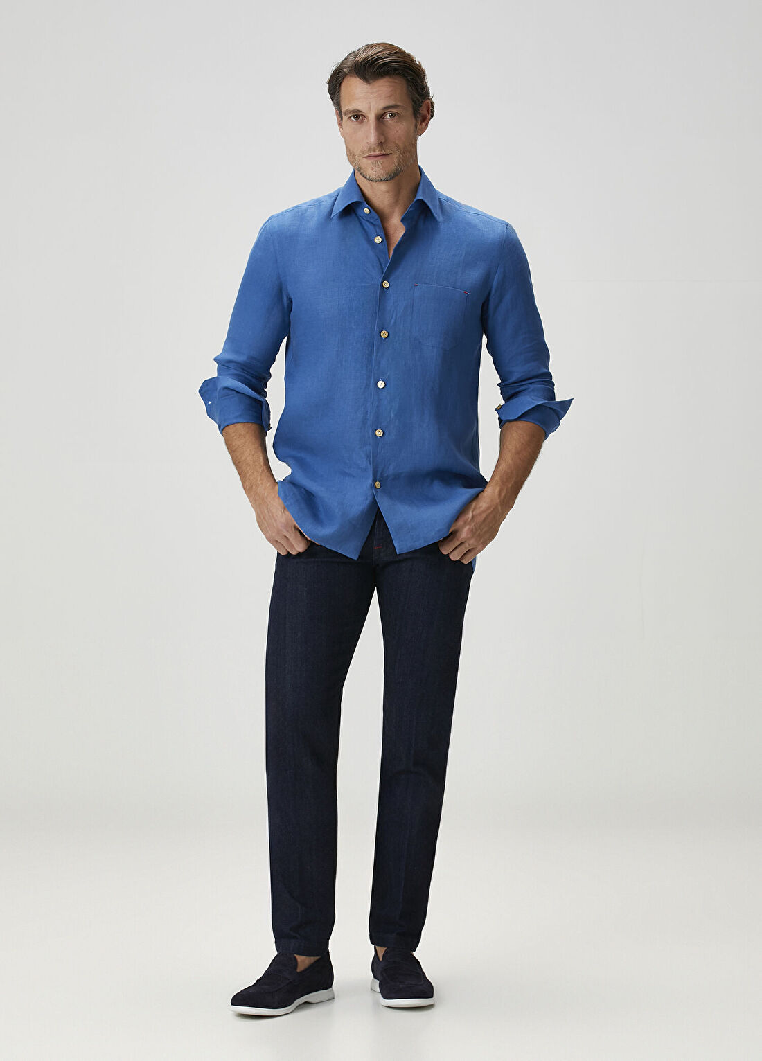 Kiton Mavi Jean Pantolon