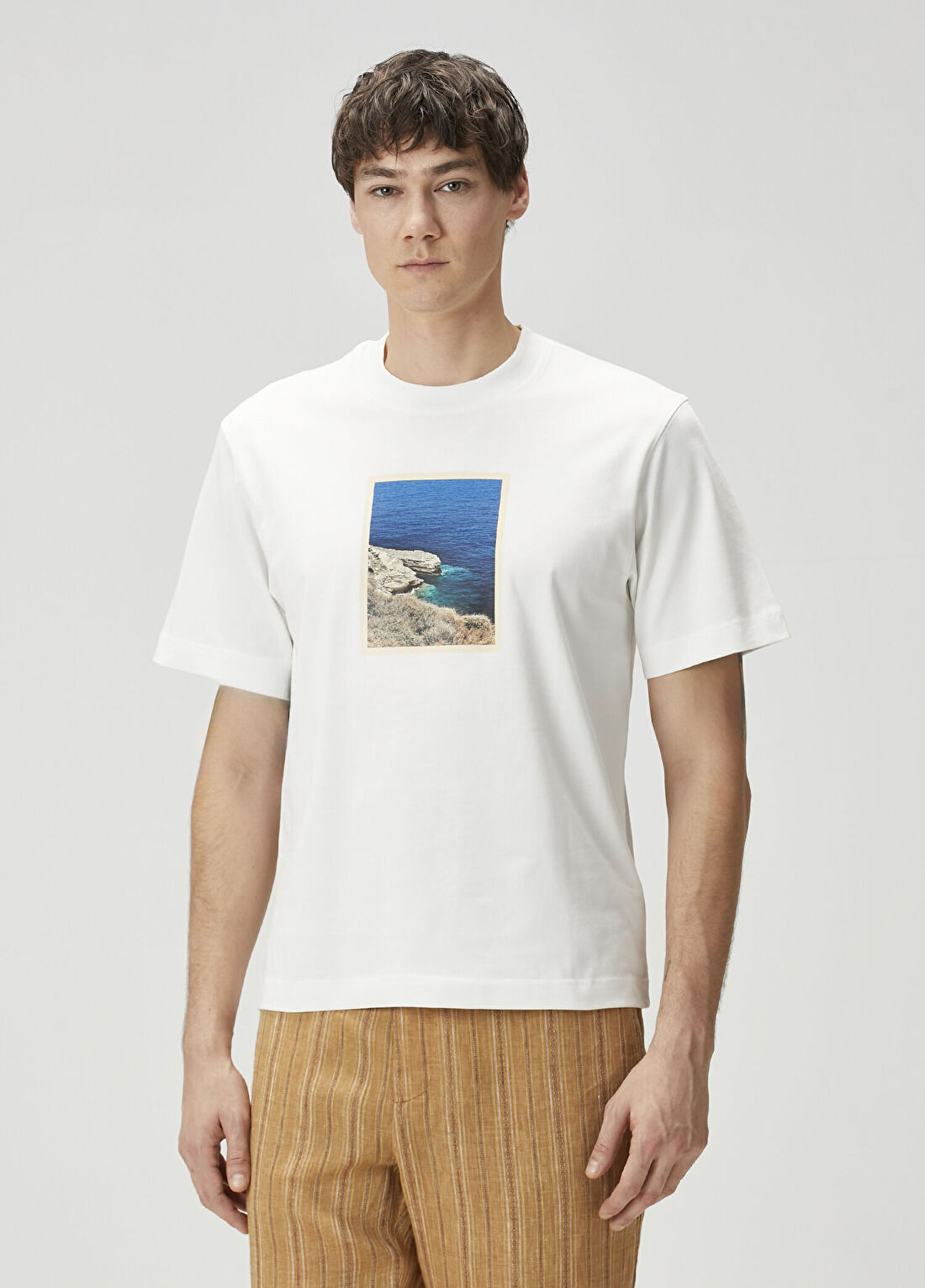 Monmare Andre Beyaz T-shirt