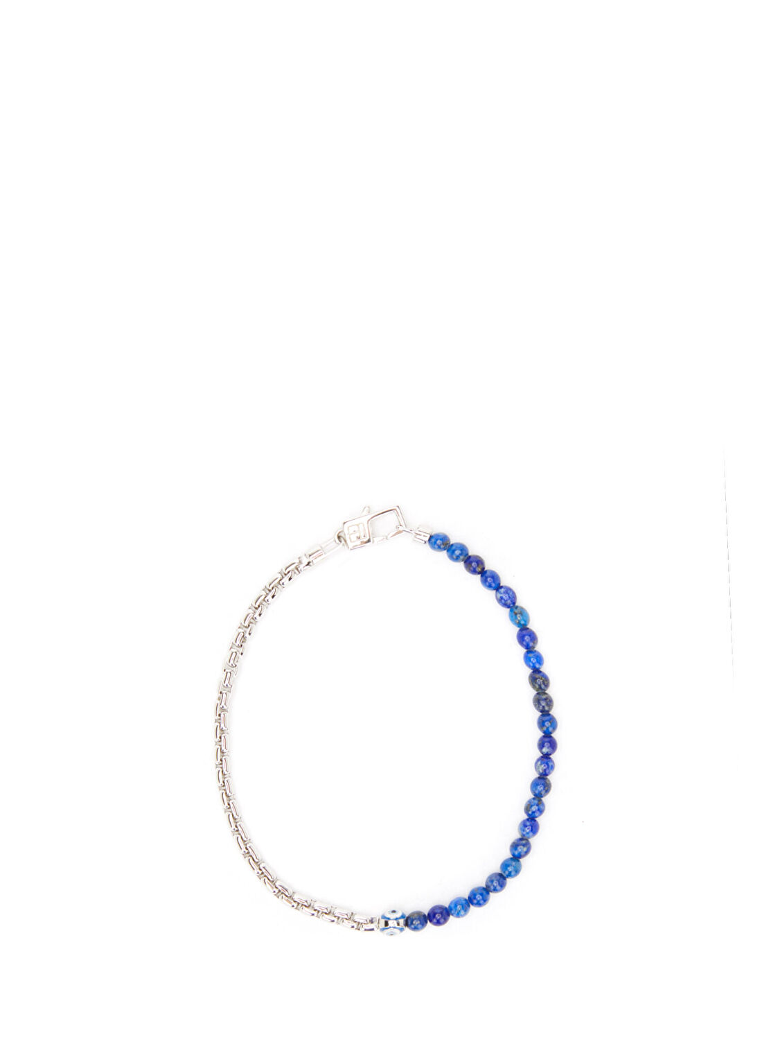 Tateossian Mavi Silver Taşlı Erkek Bileklik görsel 3