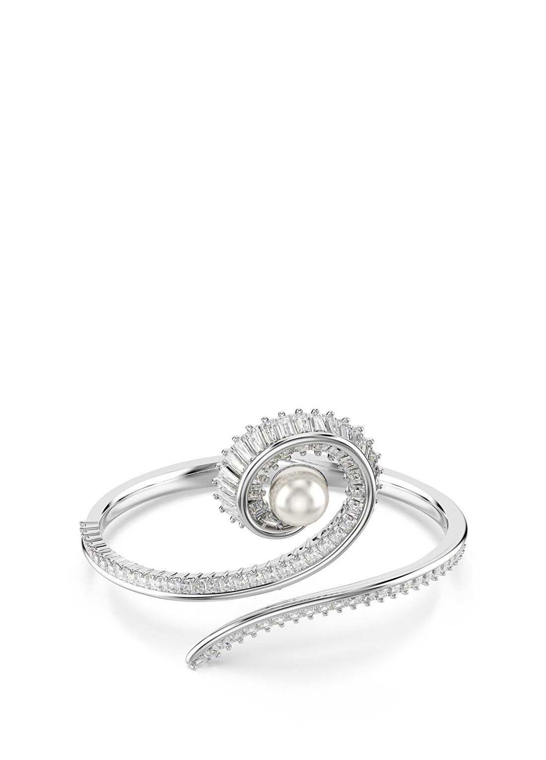Swarovski Ss25 Capsule Bangle Whıte Rhs M Kadın Bileklik