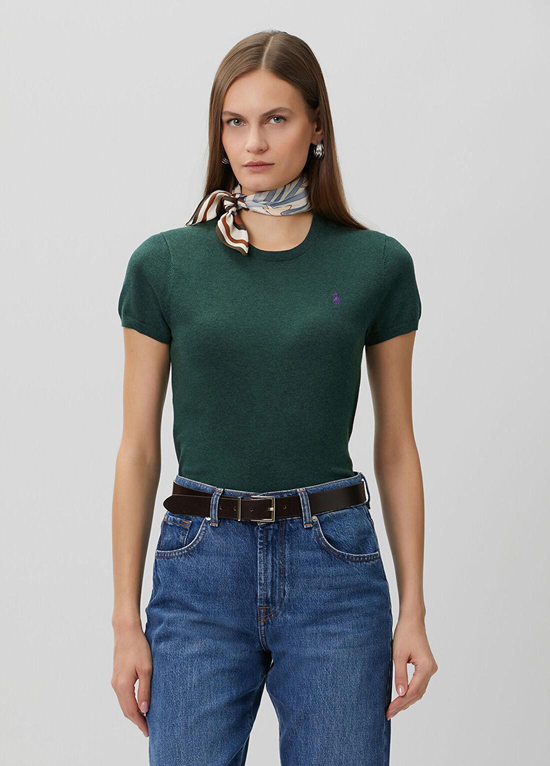 Polo Ralph Lauren Koyu Yeşil Triko