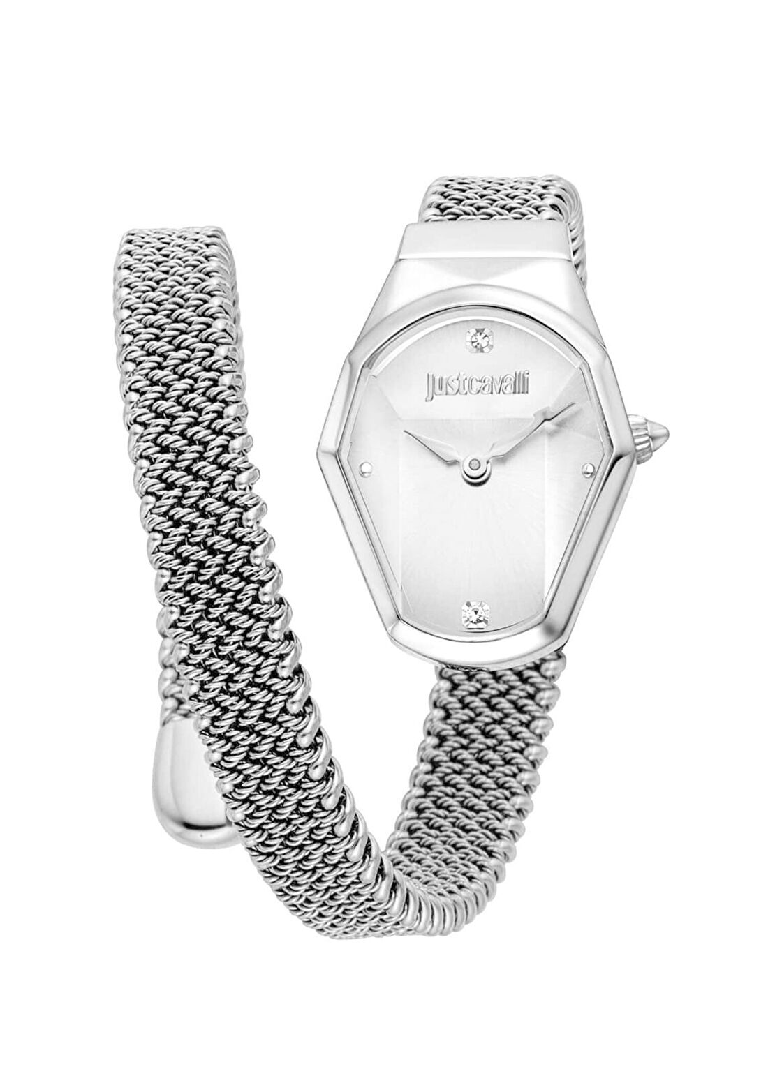 Just Cavalli JC1L455M0015 Metalik Gri Çelik Kadın Kol Saati