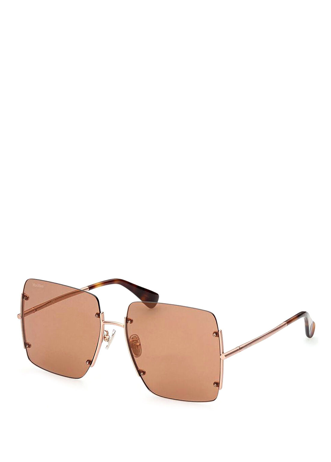 Max Mara Mm 0002 Metal Gold Havana Kadın Güneş Gözlüğü