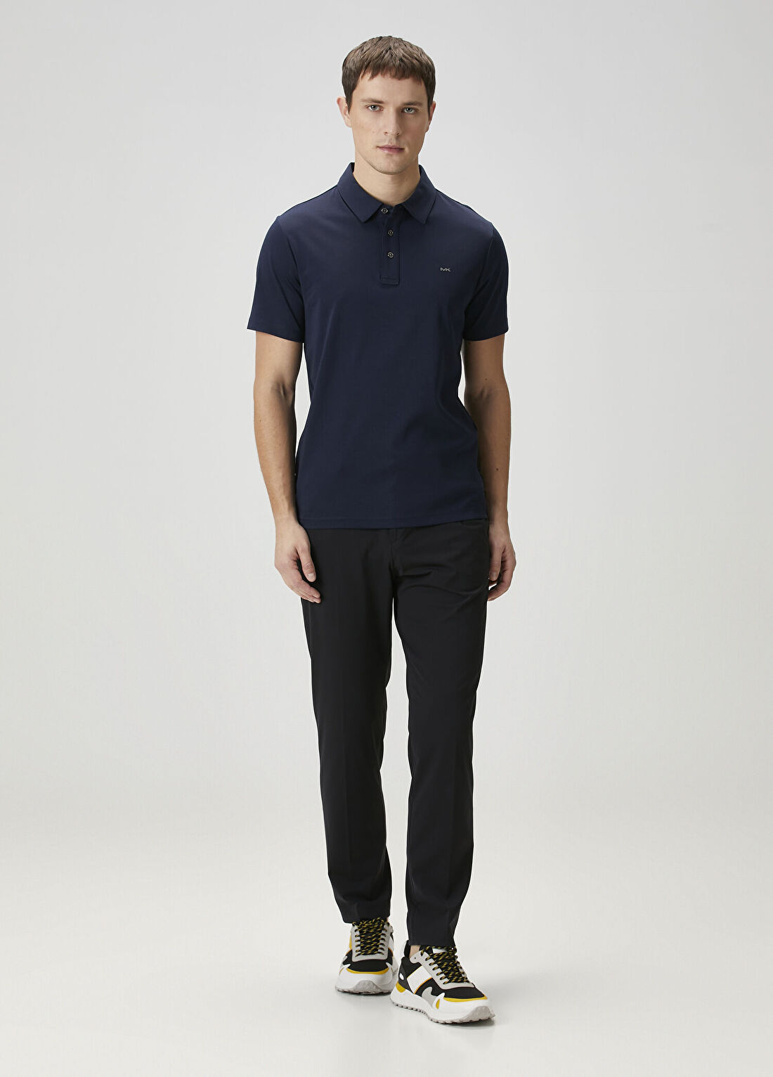 Michael Kors Lacivert Polo Yaka T-shirt görsel 2