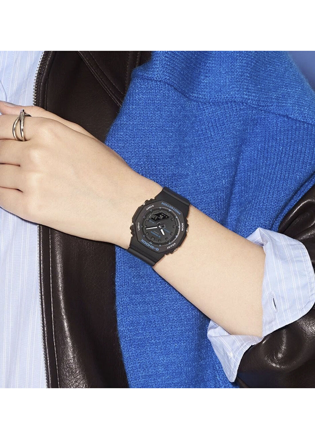 Casio GMA-P2100BA-1ADR G-Shock Siyah Kadın Kol Saati görsel 4