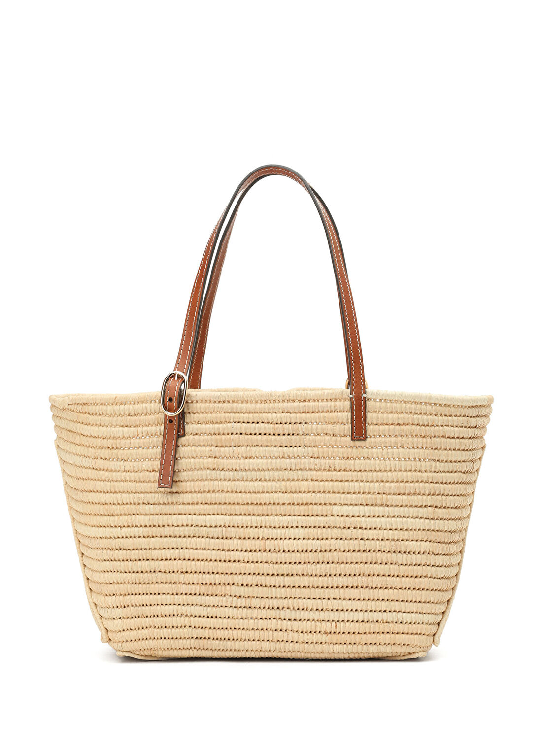 Tory Burch x Doum Small Ella Kadın Rafya Plaj Çantası görsel 4