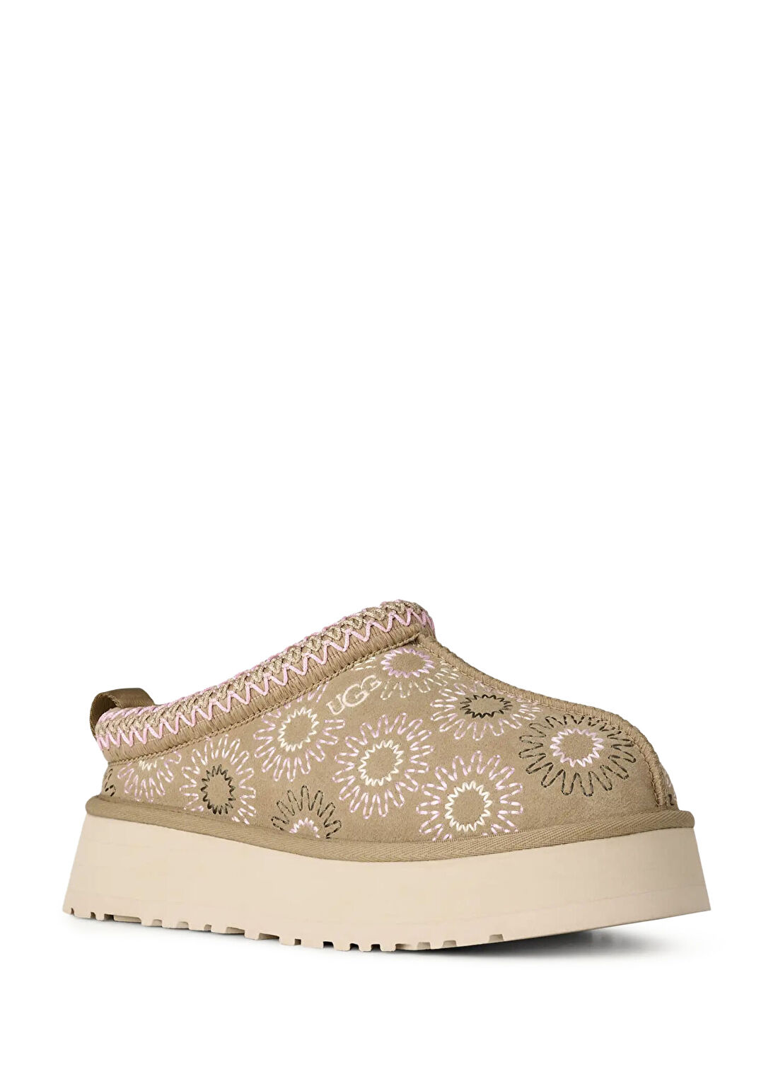 Ugg Tazz Sun Stitch Kadın Süet Terlik görsel 2
