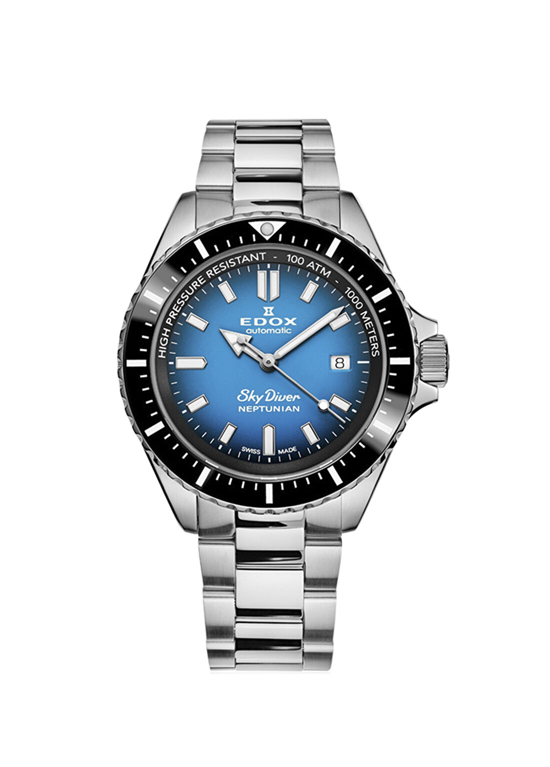 Edox 80120-3NM-BUIDN Gri Erkek Kol Saati