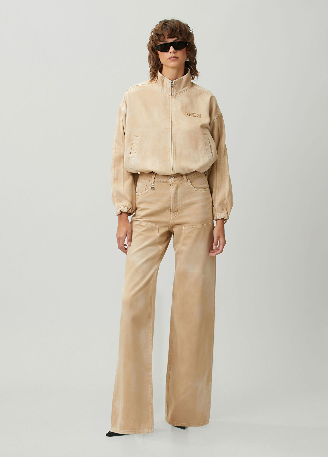 Amiri Bej Wide Leg Jean Pantolon