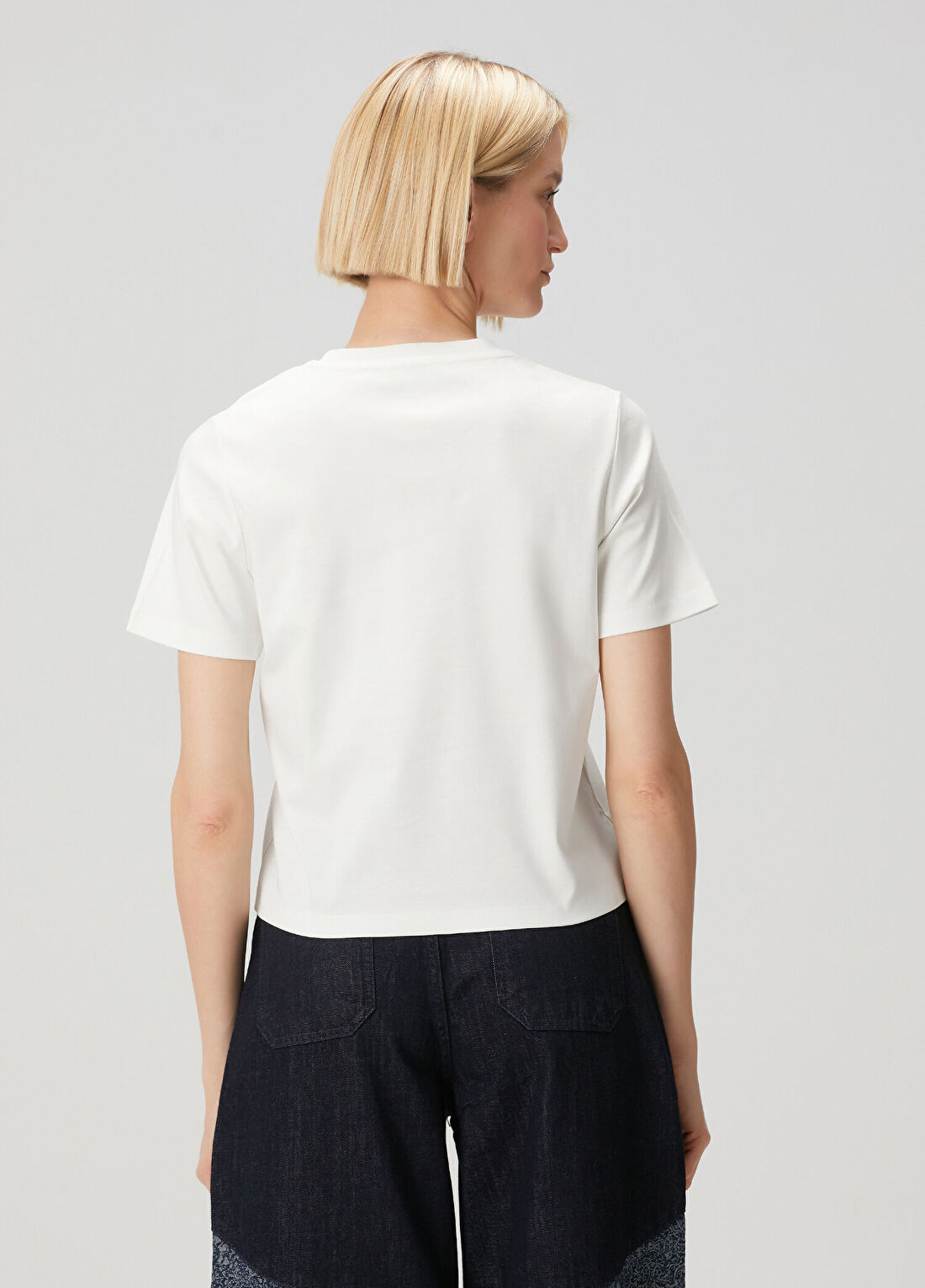 Les Benjamins Beyaz T-shirt görsel 4