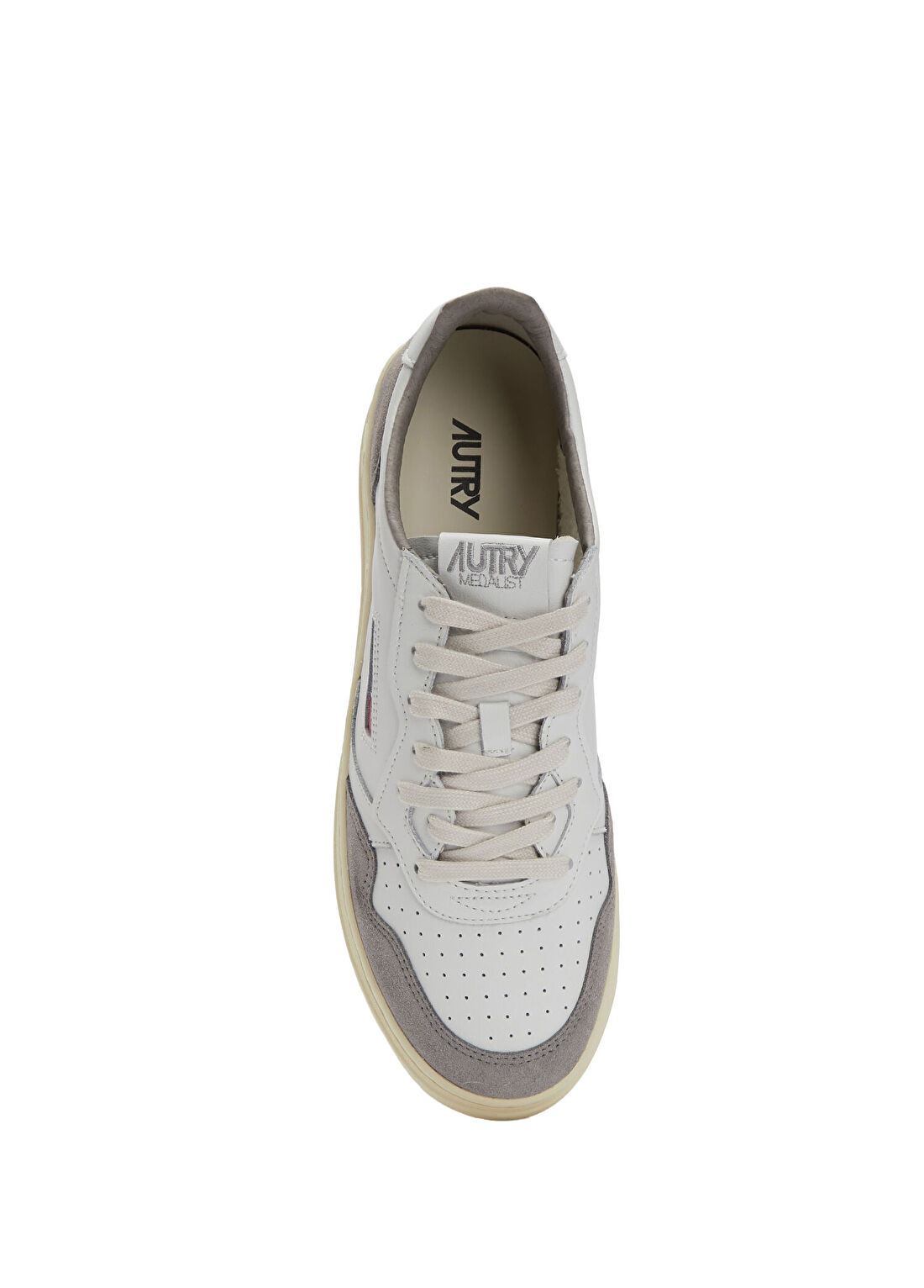 Autry Medalist Beyaz Gri Erkek Deri Sneaker görsel 4