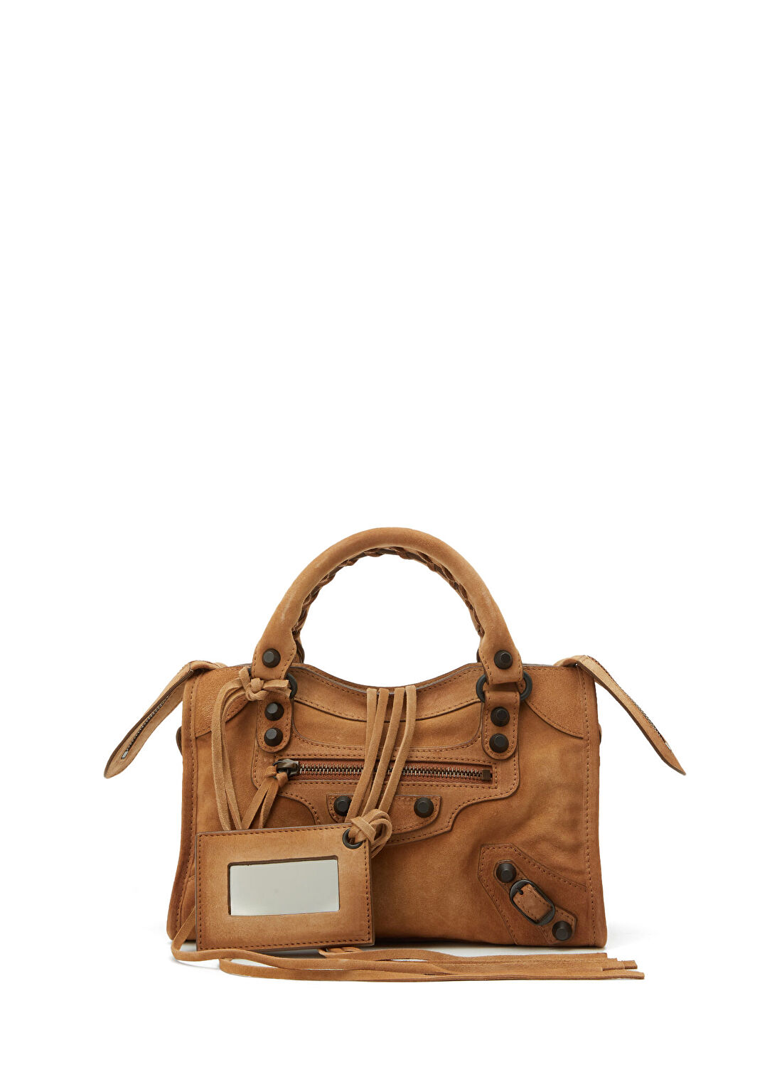 Balenciaga Le City Mini Camel Kadın Süet Çanta