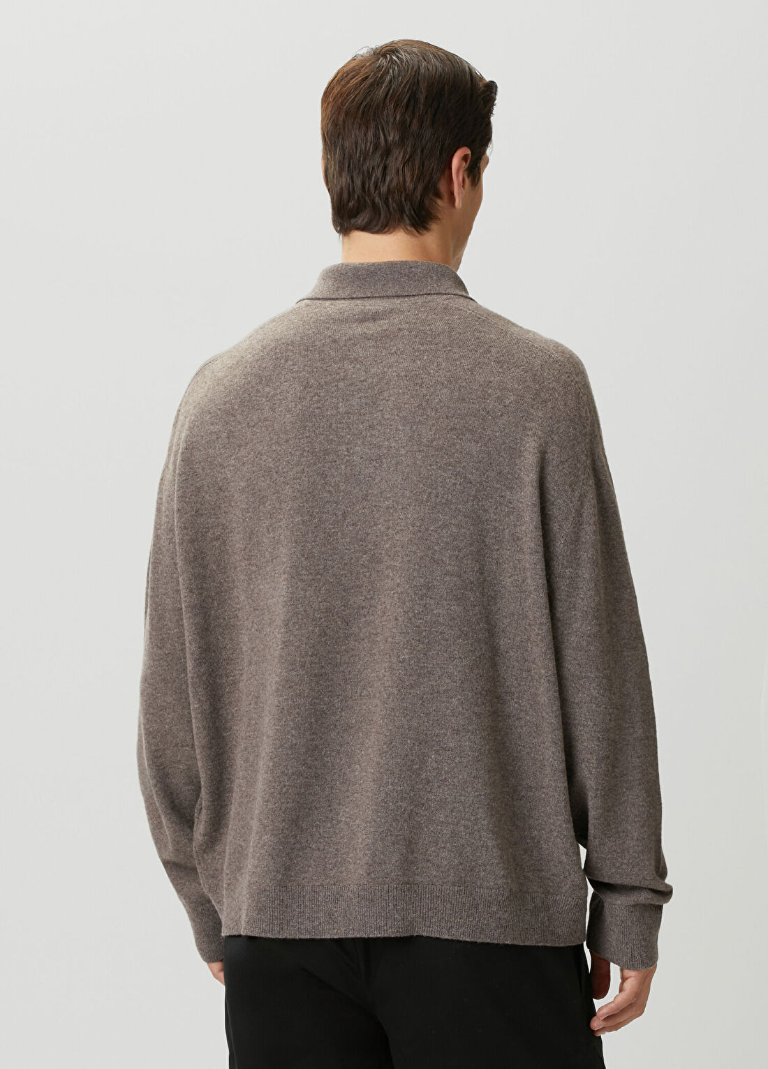 Acne Studios Vizon Polo Yaka Yün Triko görsel 4