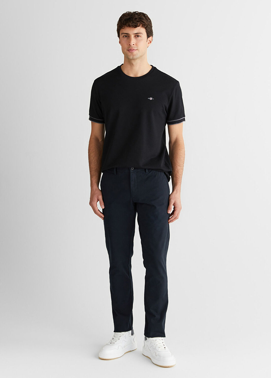 Gant Siyah Slim Fit Erkek Pantolon