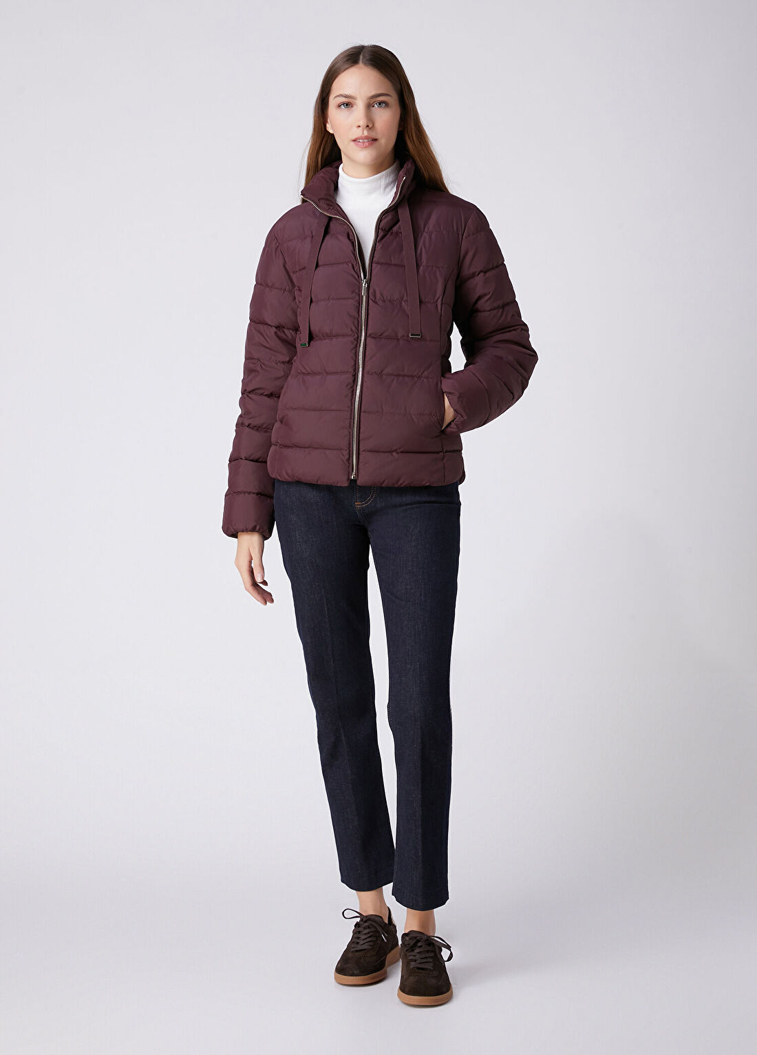 Beymen Club Mürdüm Basic Puffer Mont görsel 3