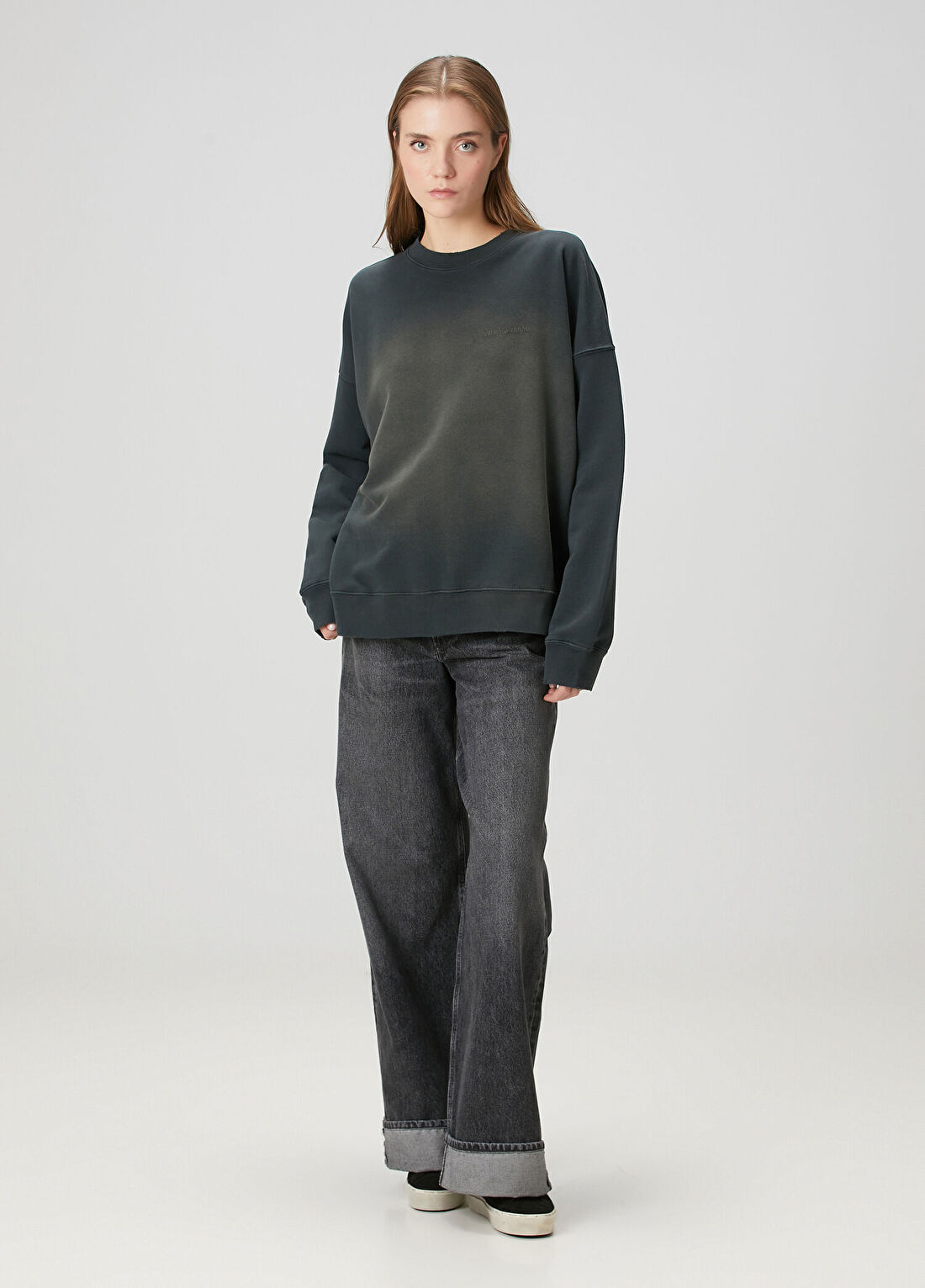 Golden Goose Antrasit Sweatshirt görsel 2