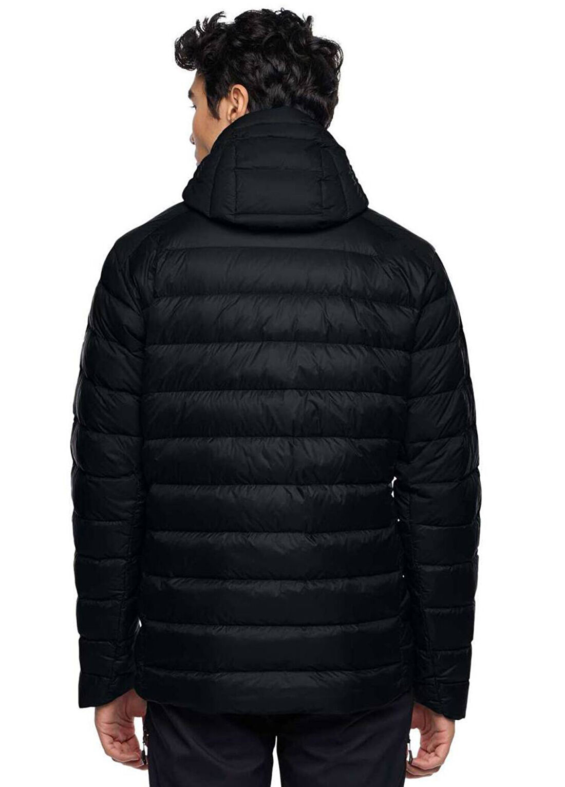 Vaude Monviso Siyah Kapüşonlu Erkek Spor Mont görsel 3