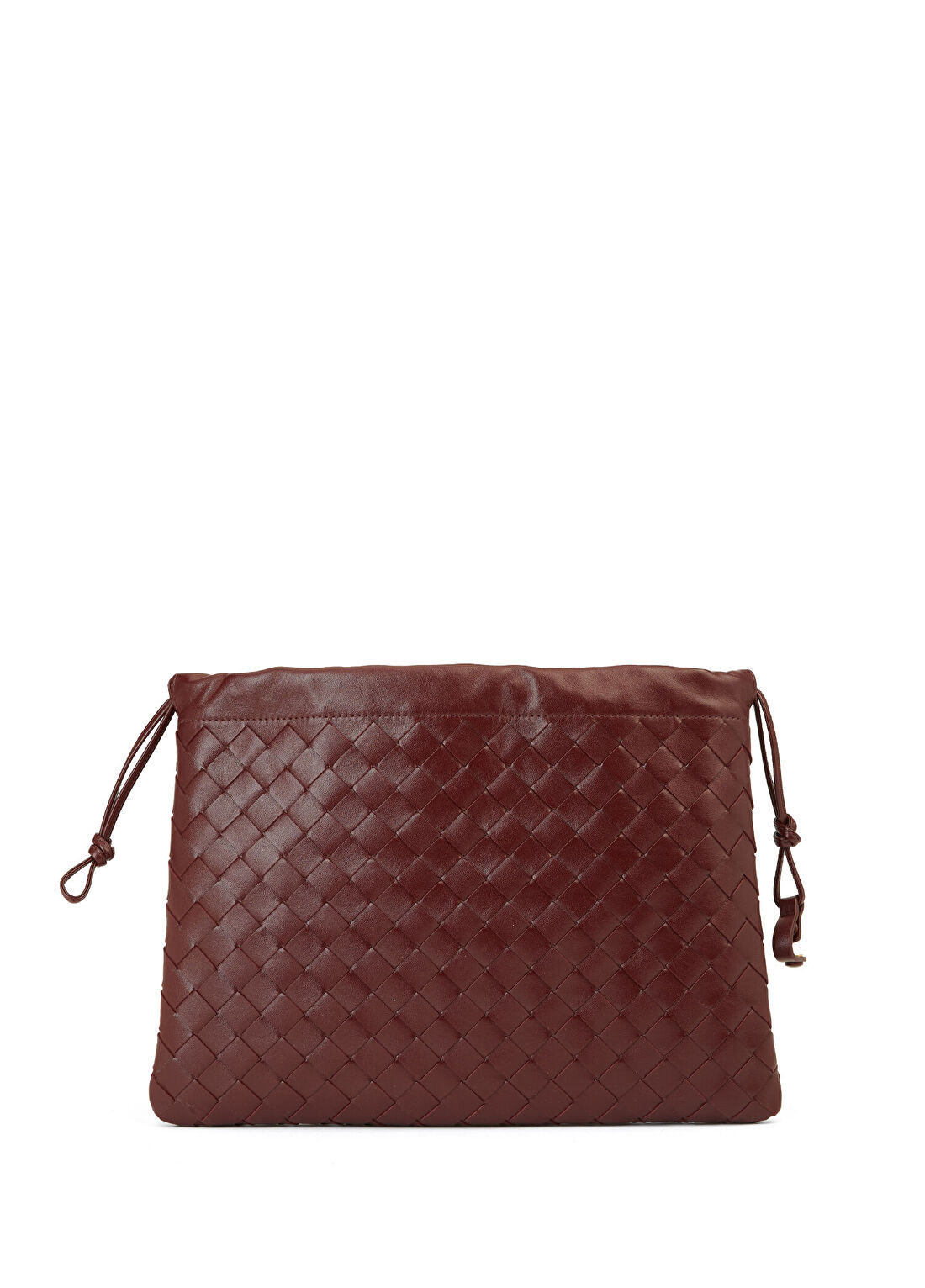 Bottega Veneta Dustbag Bordo Kadın Deri El Portföyü