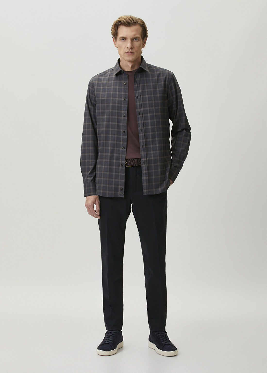 Canali Bordo Basic T-shirt görsel 2