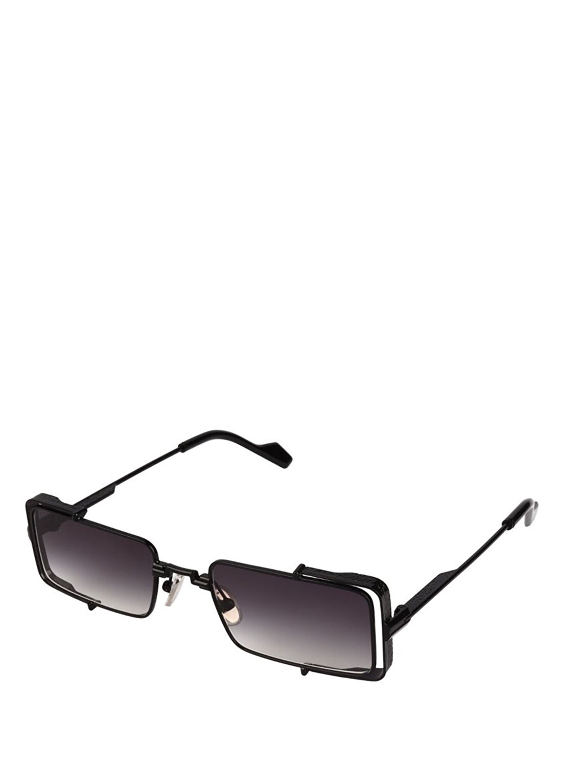 Original Vintage Sunglasses Twenties TW02 Black-001 55 Siyah Metal Unisex Güneş Gözlüğü