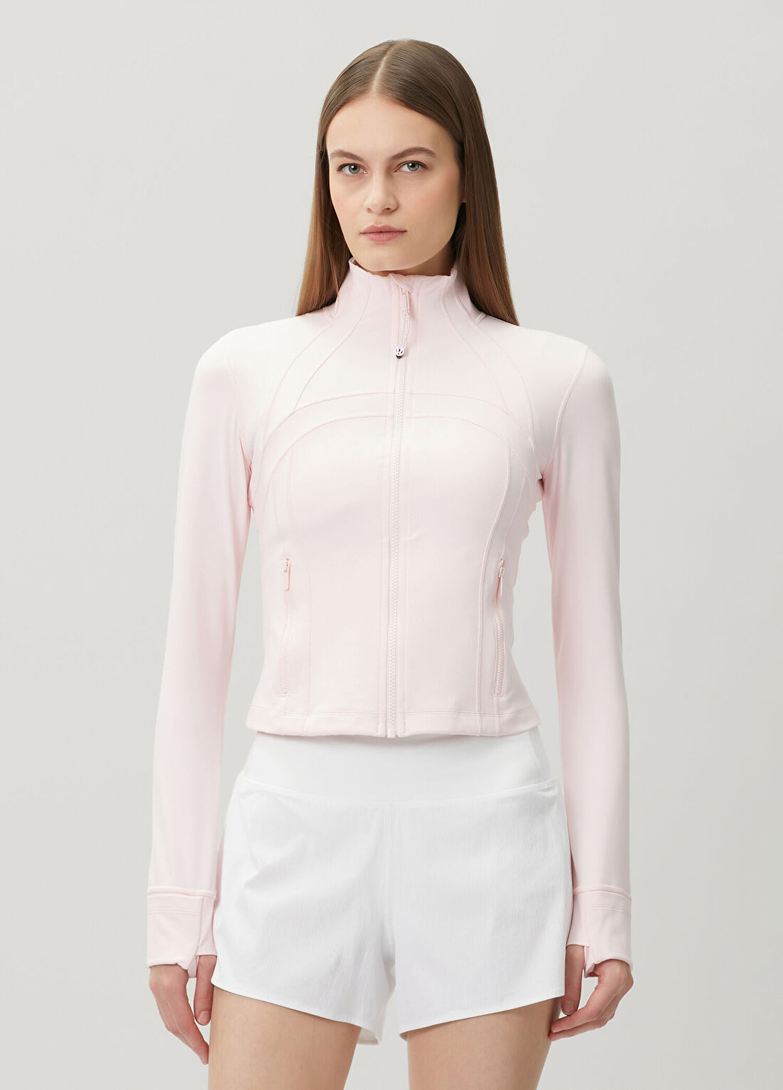 lululemon Define Crop Açık Pembe Ceket Nulu