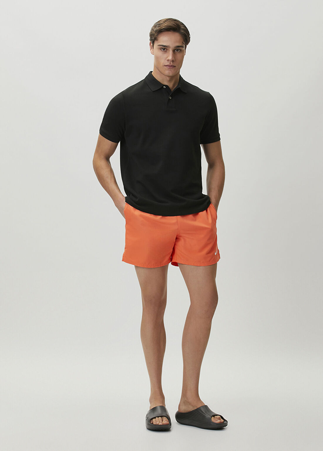Nike 5" Brief-Lined Volley Turuncu Mayo