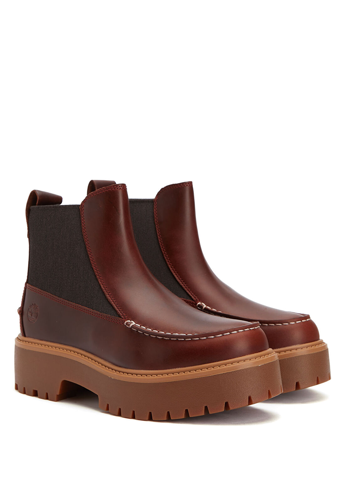 Timberland Stone Street Mid Bordo Kadın Bot görsel 2