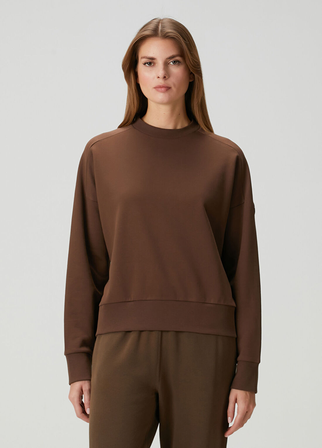 Moncler Kahverengi Sweatshirt görsel 3