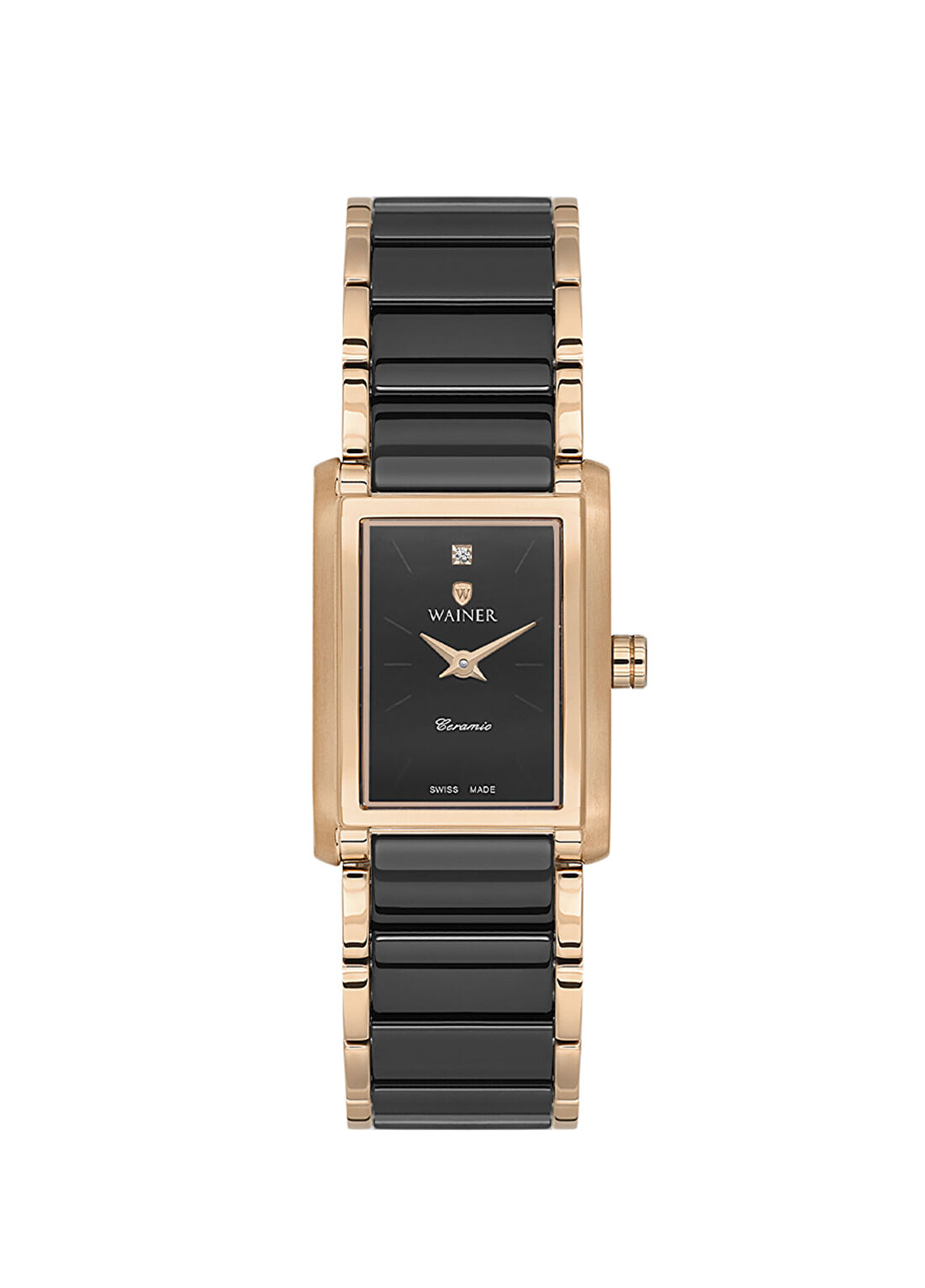 Wainer WA.18060-F Siyah Rosegold Kadın Kol Saati