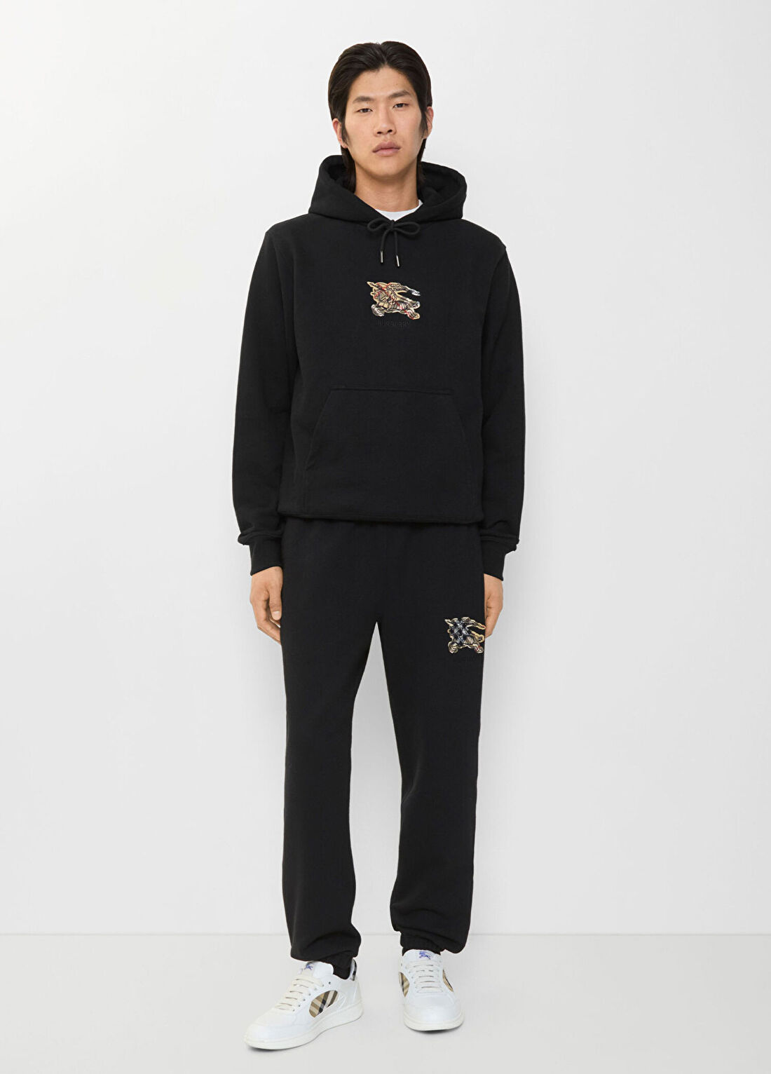 Burberry Sid Siyah Erkek Eşofman Altı görsel 2